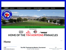 Tablet Screenshot of pentictonsoccerclub.com